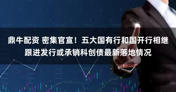 鼎牛配资 密集官宣！五大国有行和国开行相继跟进发行或承销科创债最新落地情况