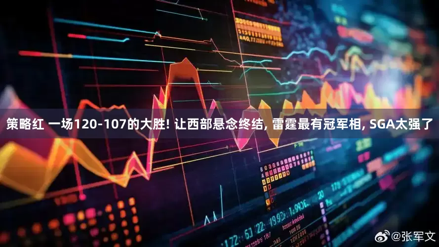 策略红 一场120-107的大胜! 让西部悬念终结, 雷霆最有冠军相, SGA太强了