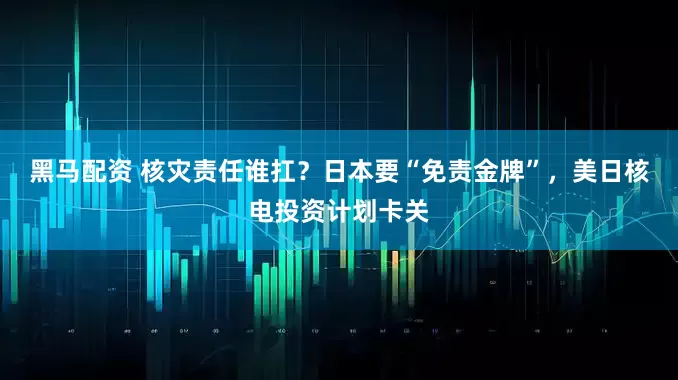 黑马配资 核灾责任谁扛？日本要“免责金牌”，美日核电投资计划卡关